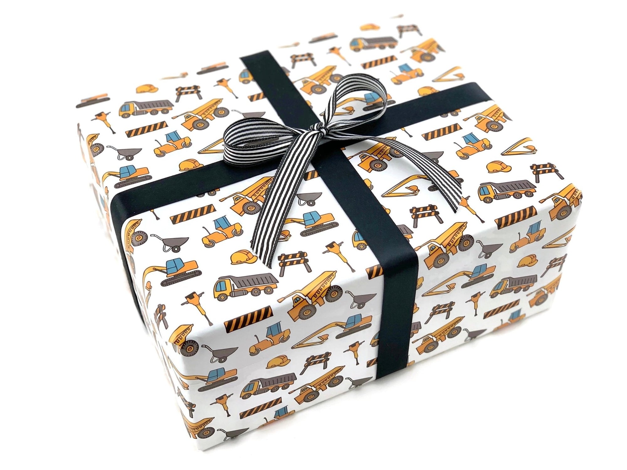 Construction Wrapping Paper - Stesha Party