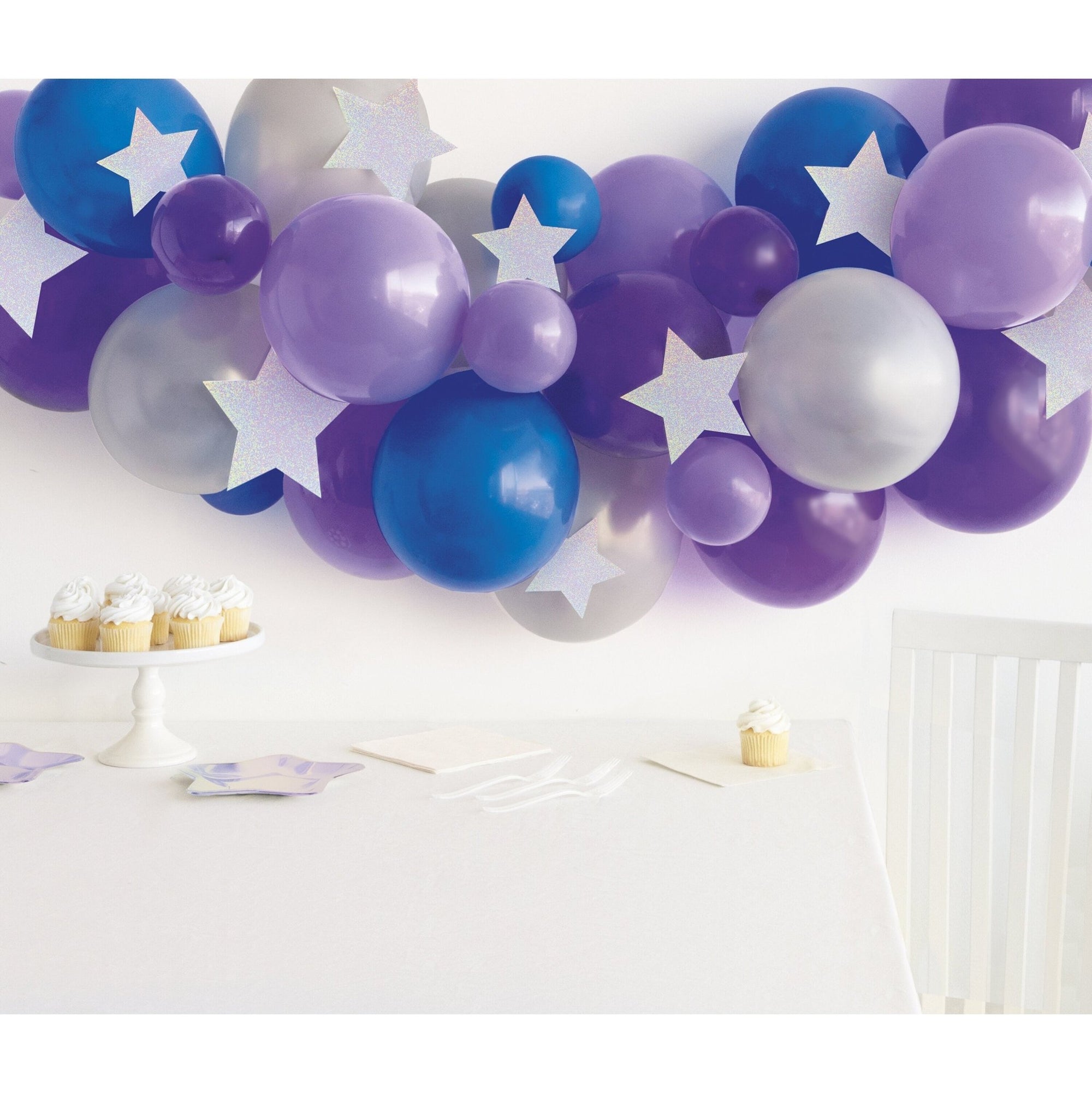 Cosmic Party Balloon Arch - Stesha Party