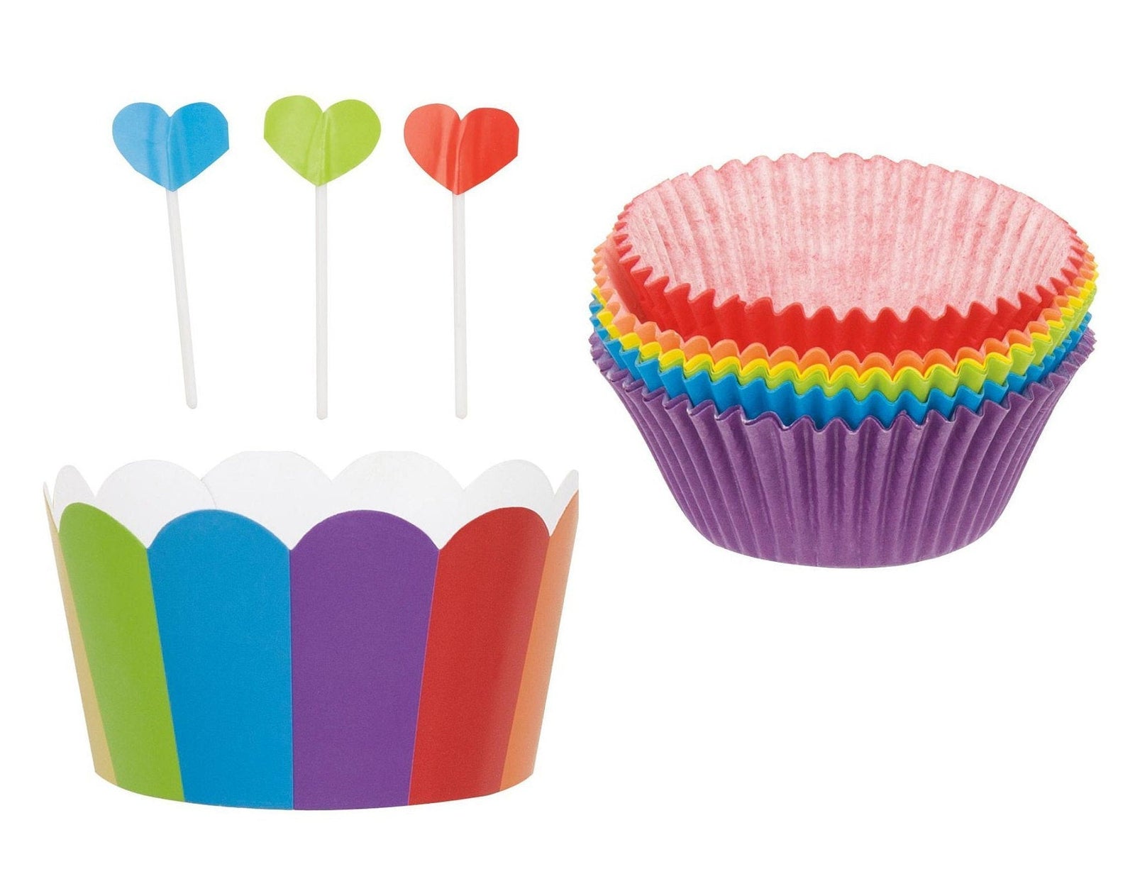 Cupcake Rainbow Party Kit - Stesha Party