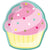 Cupcake Shaped Paper Plates - Stesha Party