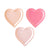 Customizable Pink Heart Paper Plates 9ct - Stesha Party