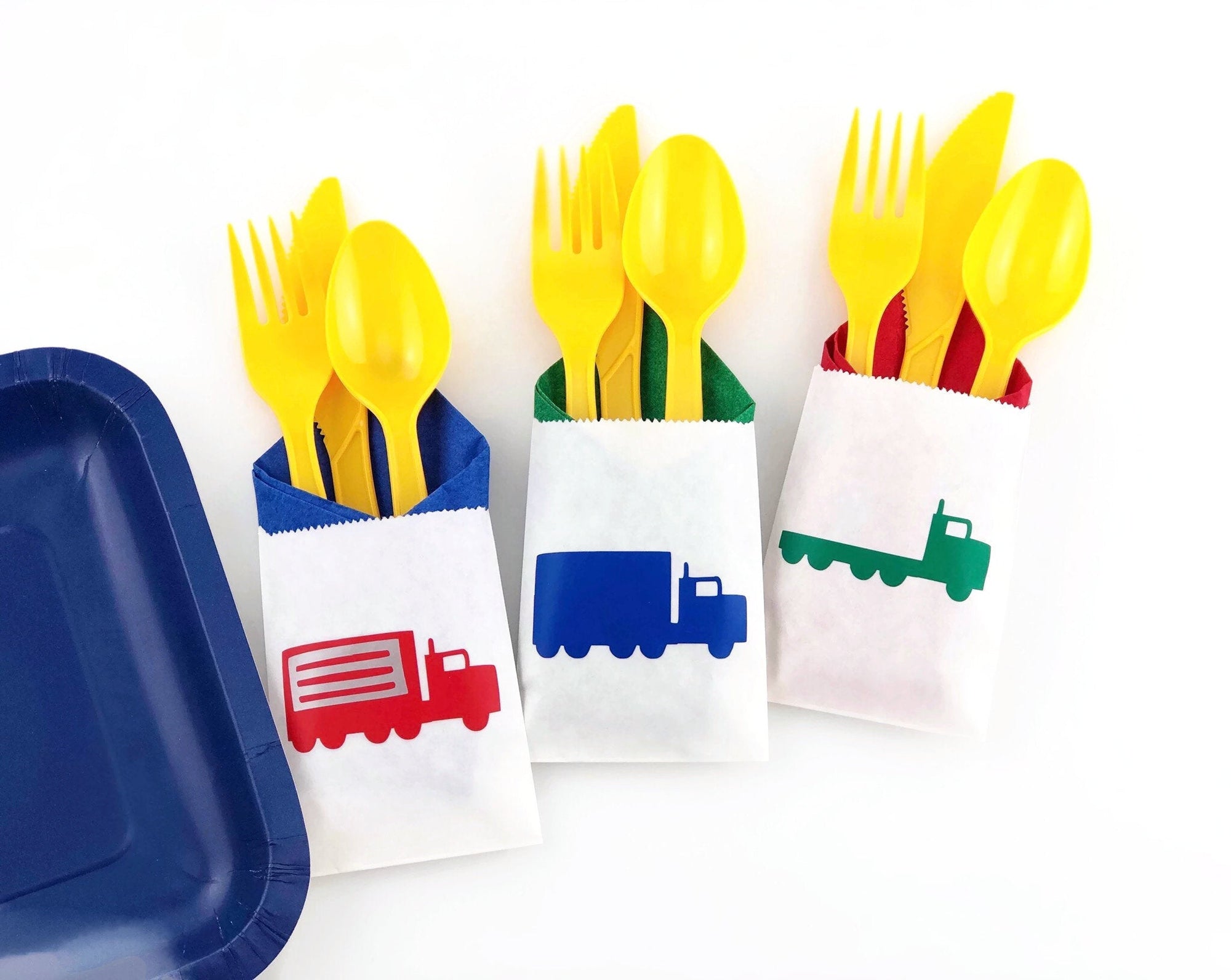 Cutlery Big Rig Party Bags - Stesha Party