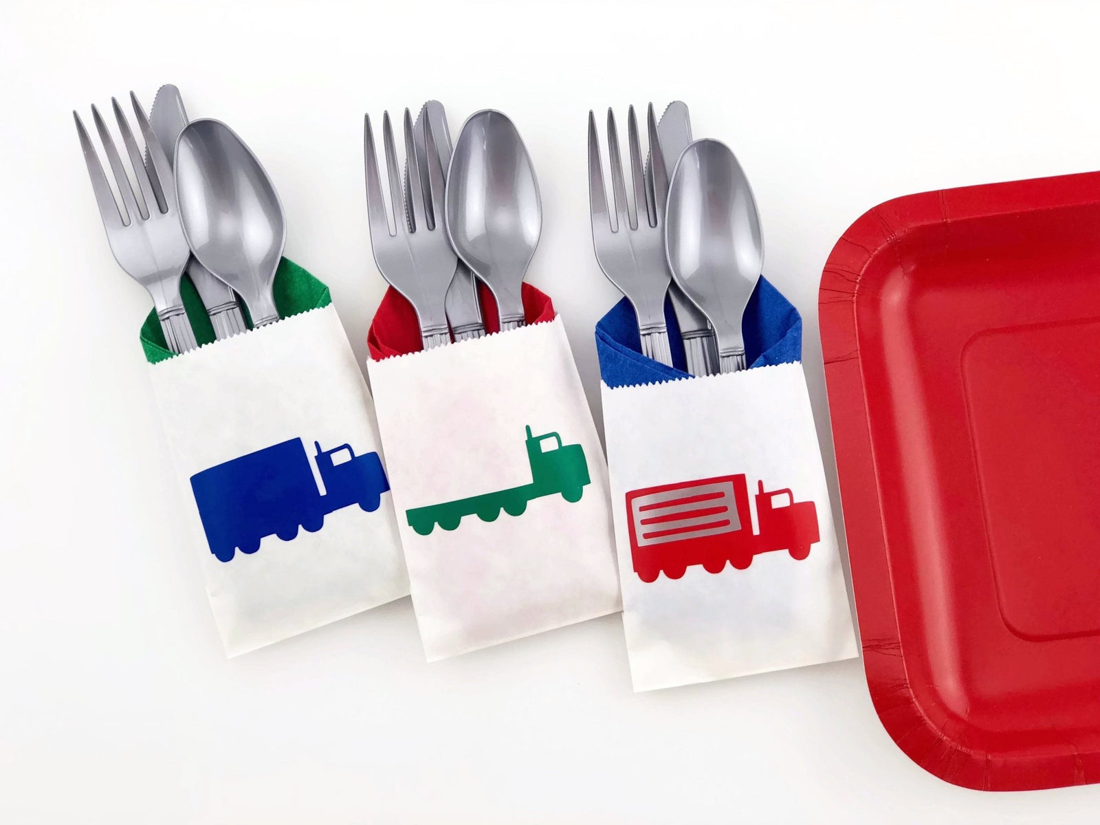 Cutlery Big Rig Party Bags - Stesha Party