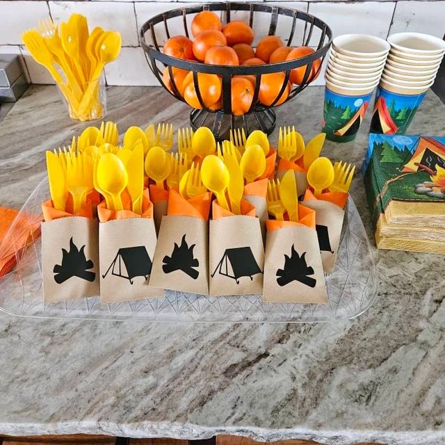 Cutlery Camping Party Bags - Stesha Party