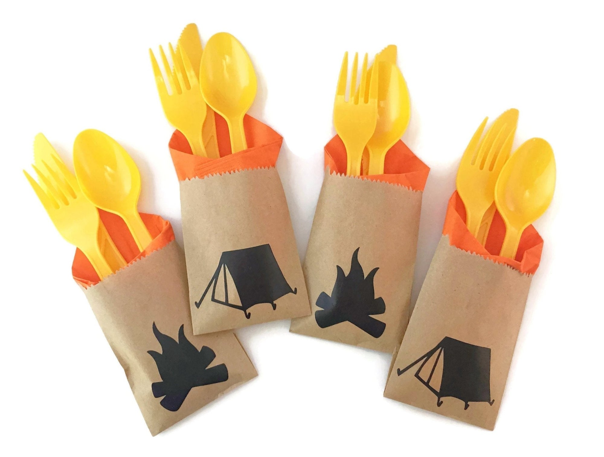 Cutlery Camping Party Bags - Stesha Party