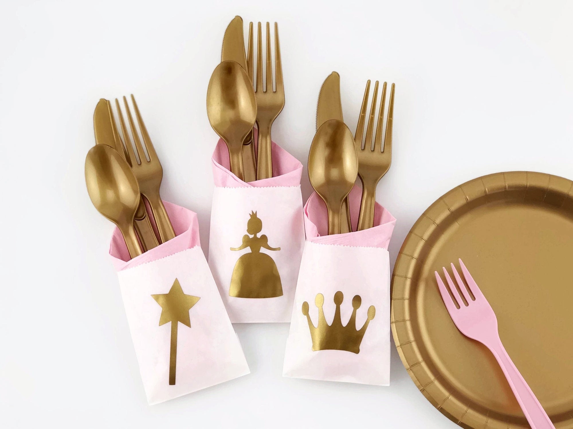 Cutlery Princess Party Bags - Stesha Party