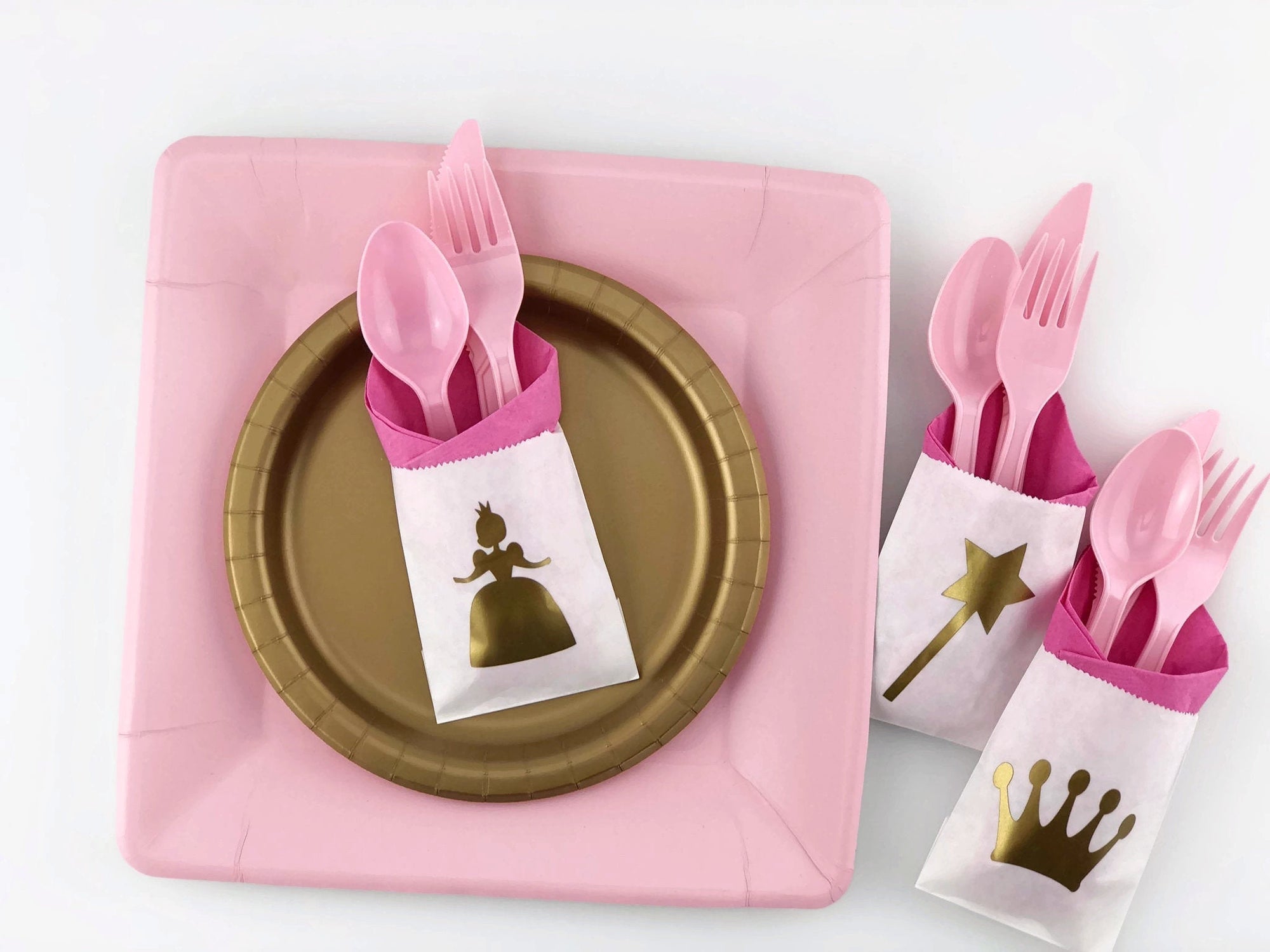 Cutlery Princess Party Bags - Stesha Party