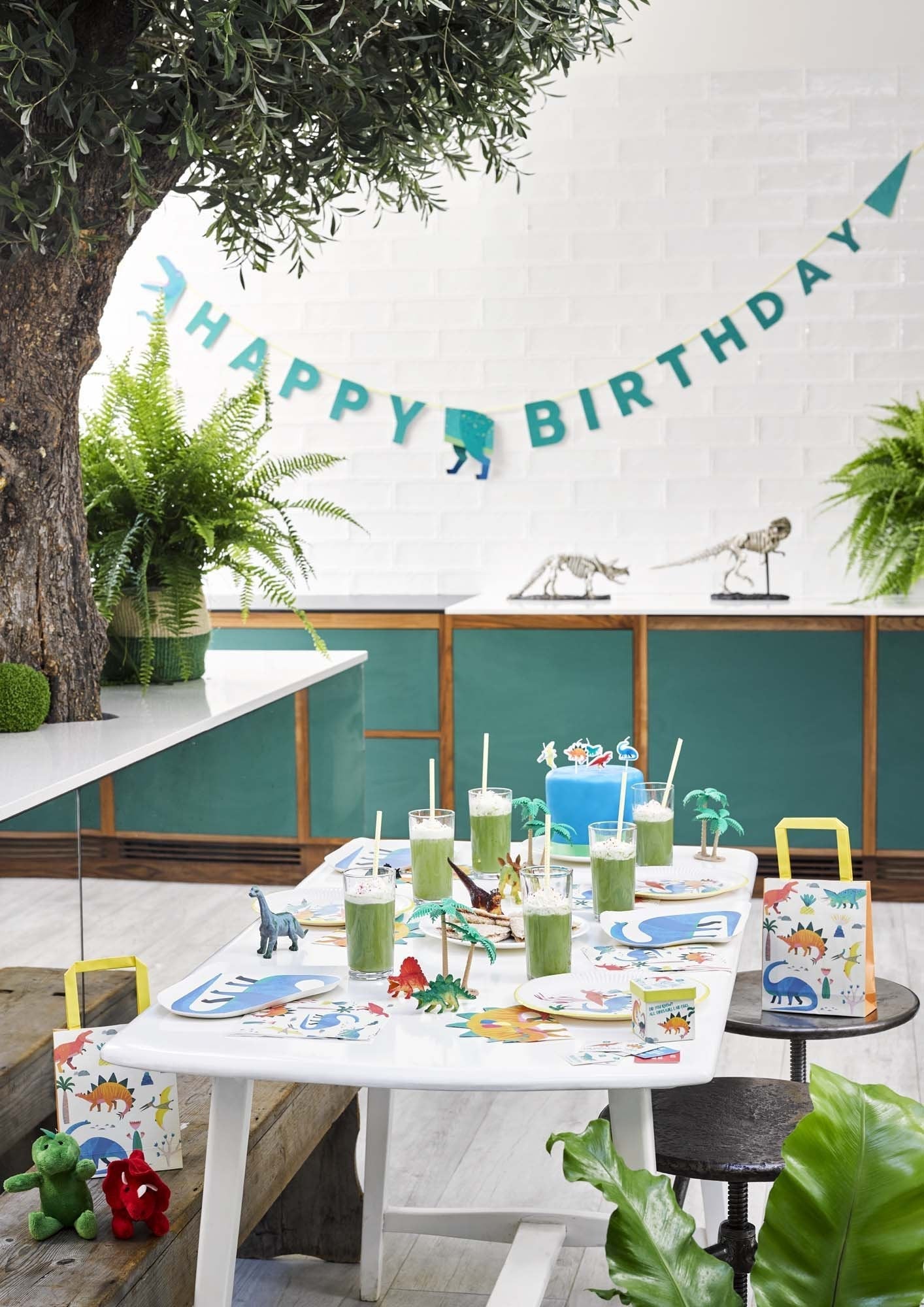 Dinosaur Birthday Banner - Stesha Party