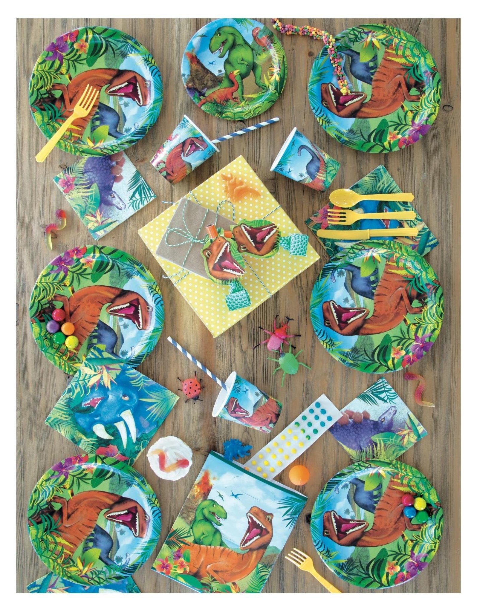 Dinosaur Head Party Napkins - Stesha Party