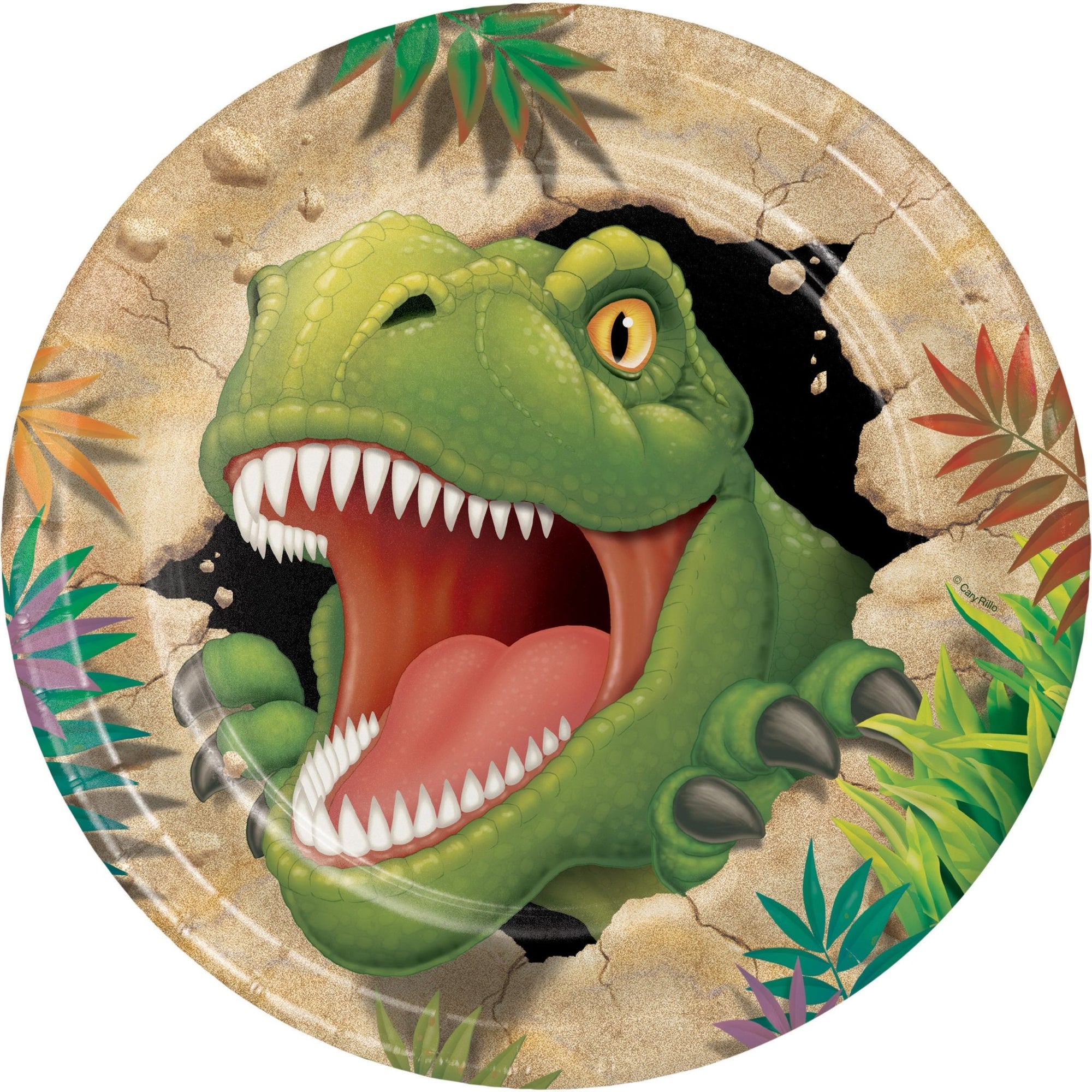 Dinosaur Head Party Plates - Stesha Party