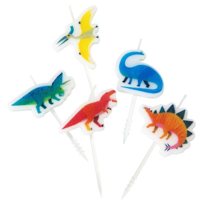 Dinosaur Party Candles - Stesha Party