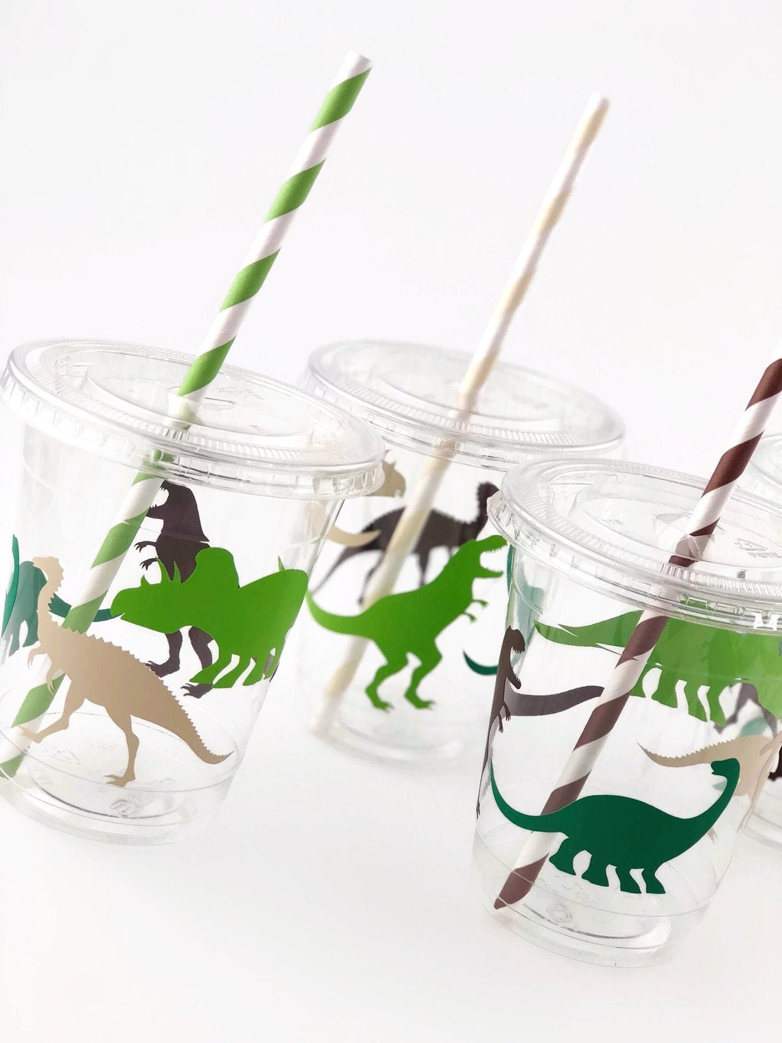 Animals & Dinosaurs Straws