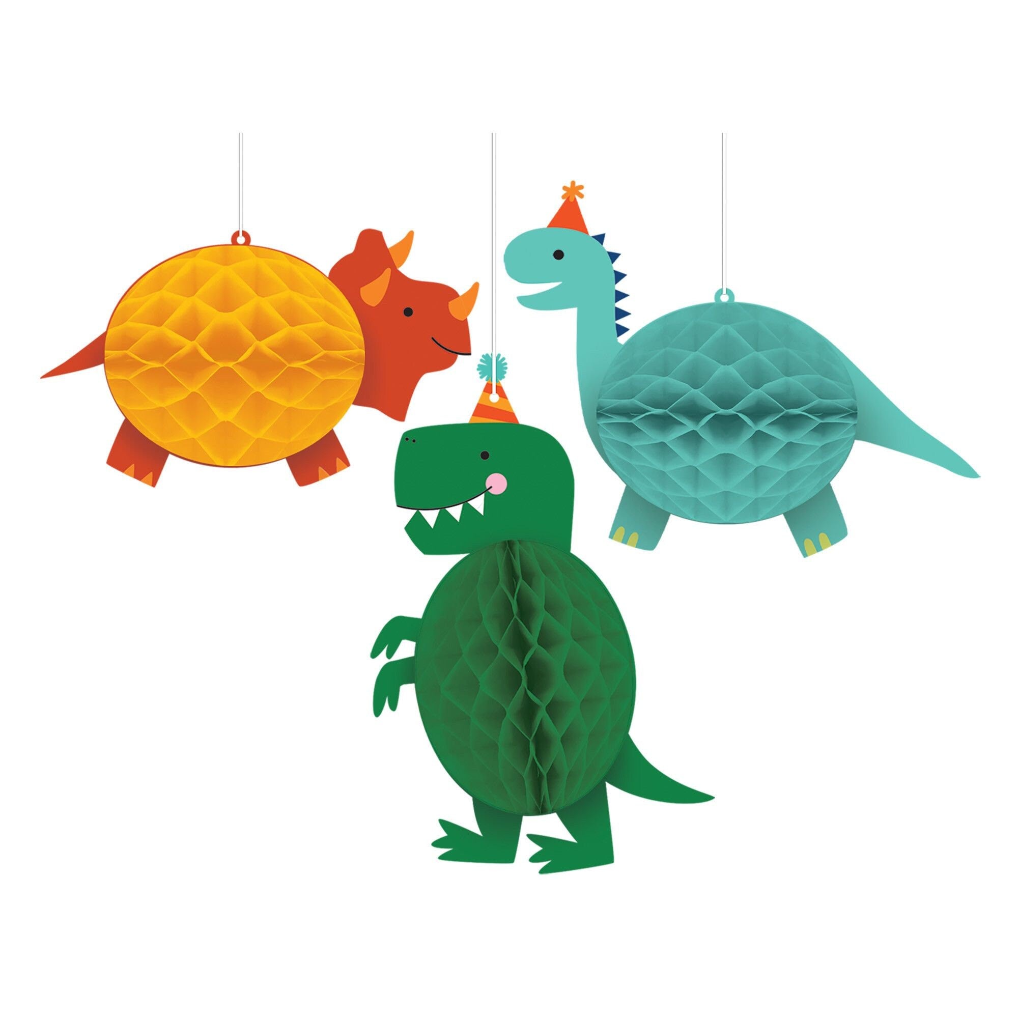 Dinosaur Party Hanging Decorations - Stesha Party