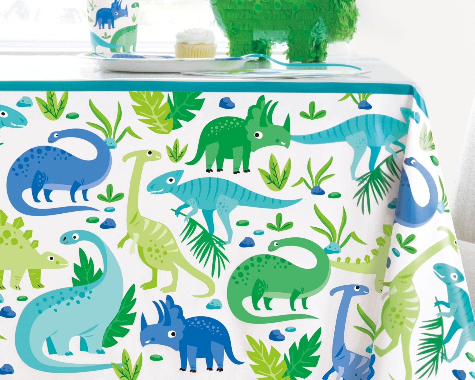 Dinosaur Party Tablecloth - Stesha Party