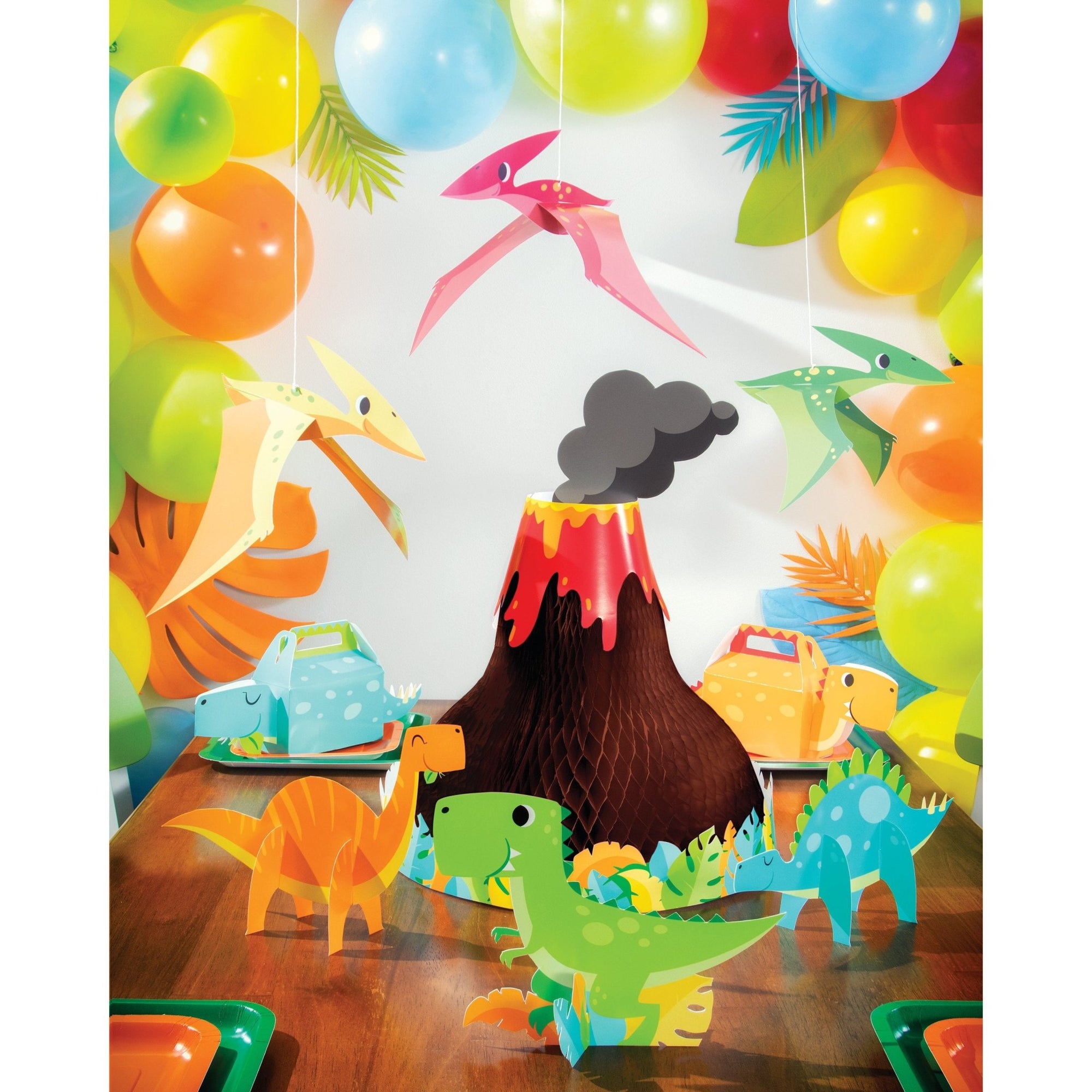 Dinosaur Shaped Hanging Party Decorations - Stesha Party