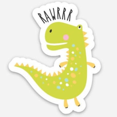 Dinosaur Water Bottle Sticker - Stesha Party