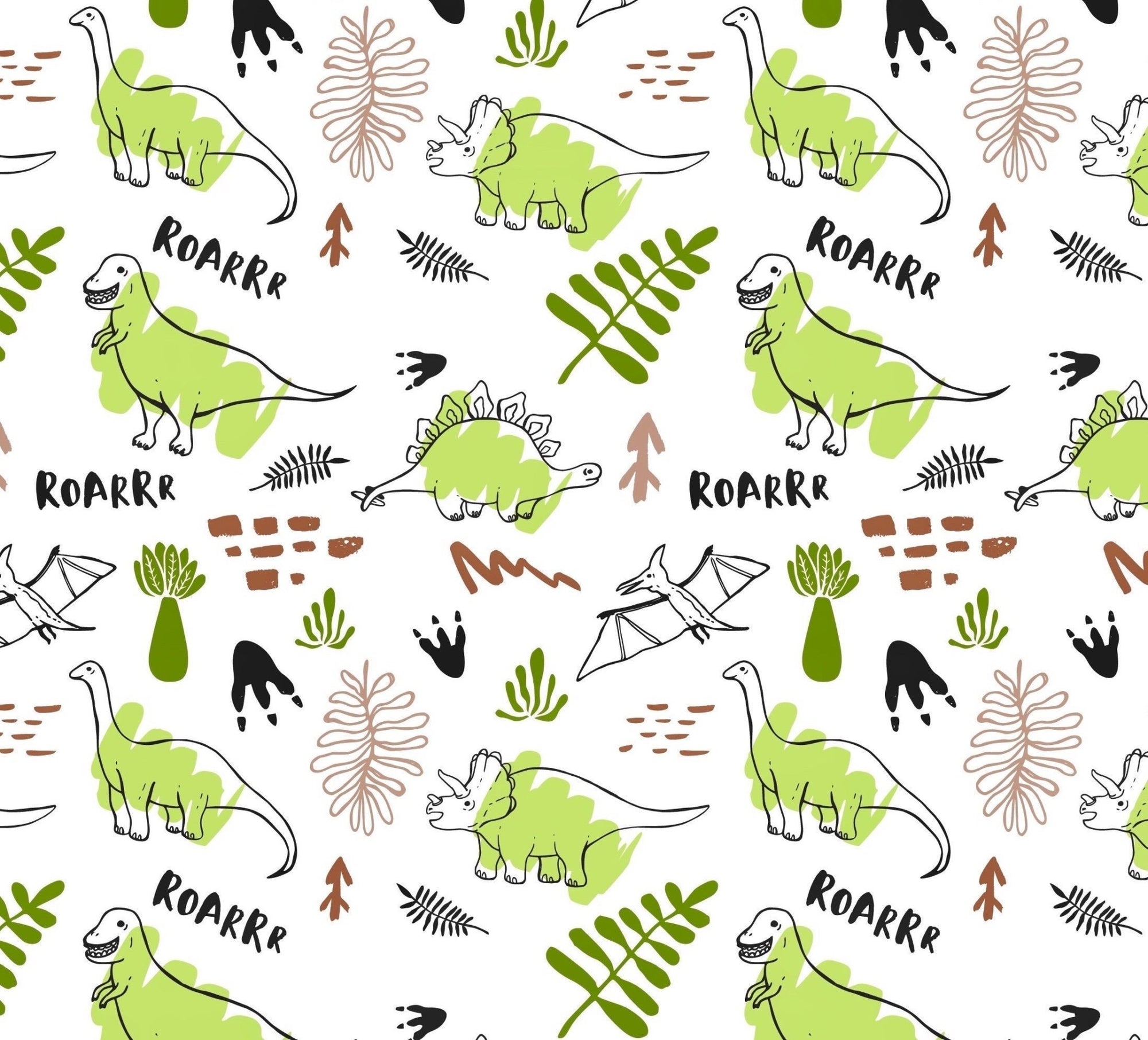 Dinosaur Wrapping Paper - Stesha Party