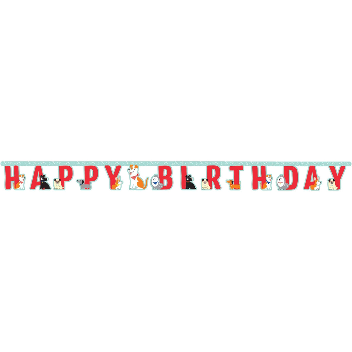 Dog &quot;Happy Birthday&quot; Banner - Stesha Party