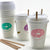 Donut Party Coffee Cups - Stesha Party