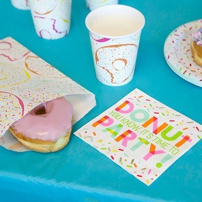 Donut Party Cups - Stesha Party