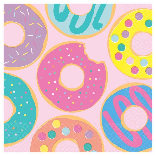 Donut Party Napkins - Stesha Party