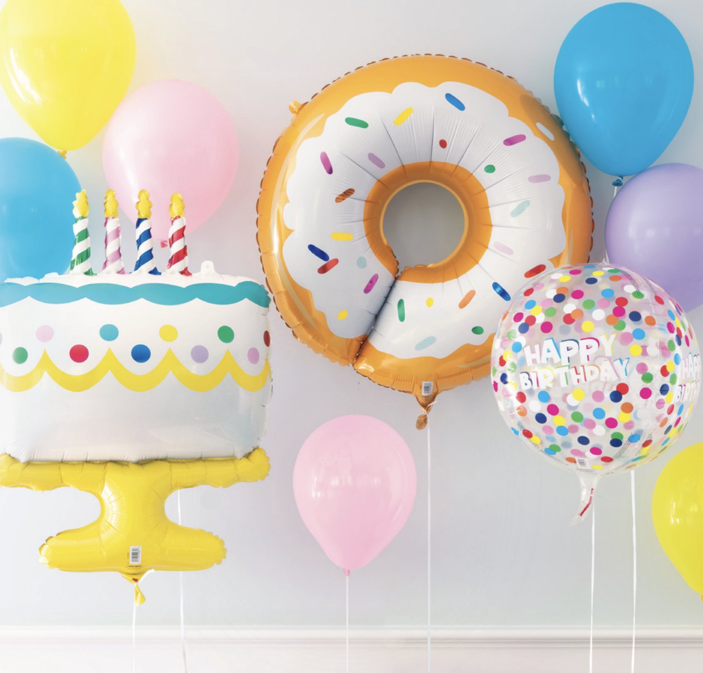 Donut Party Shaped Balloon - Stesha Party