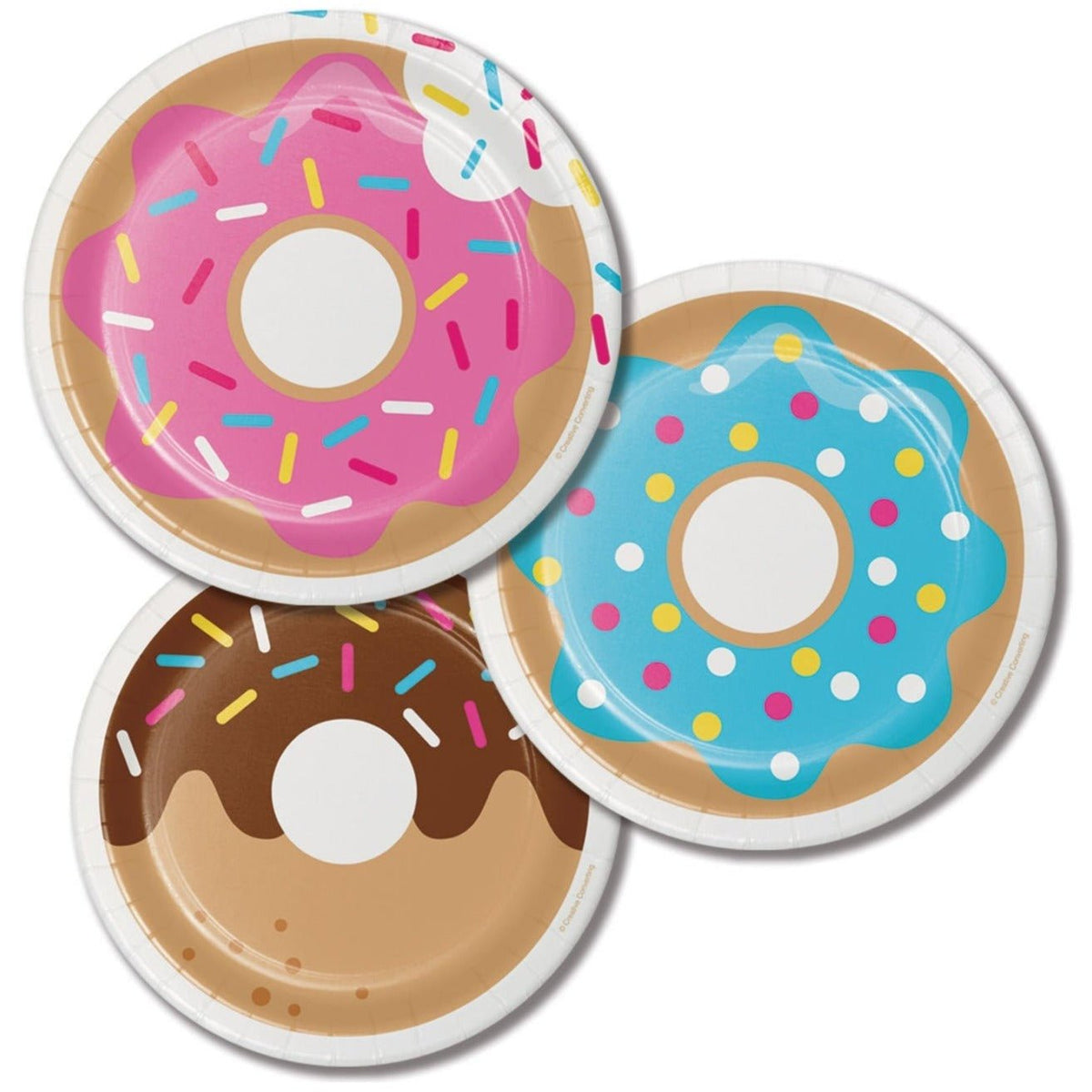 Donut Themed Party Plates - Stesha Party