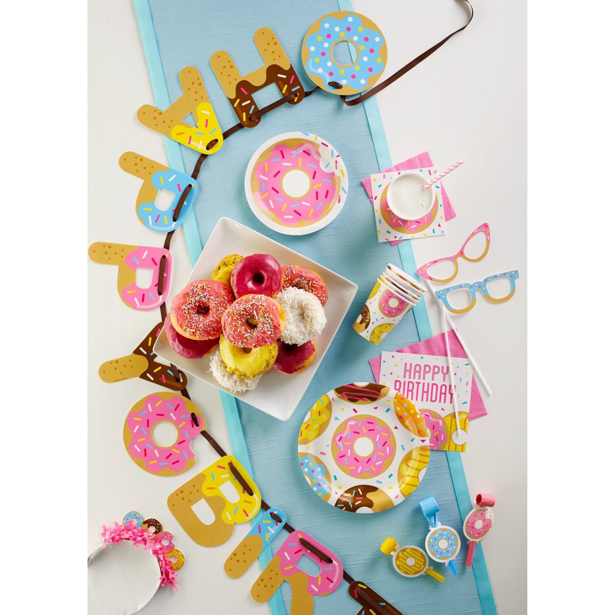 Donut Themed Party Plates - Stesha Party