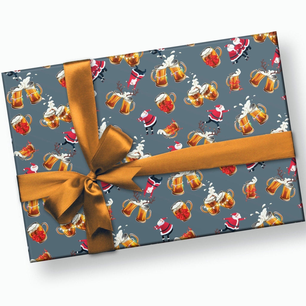 Orange Ombre Wrapping Paper by Rose Gold