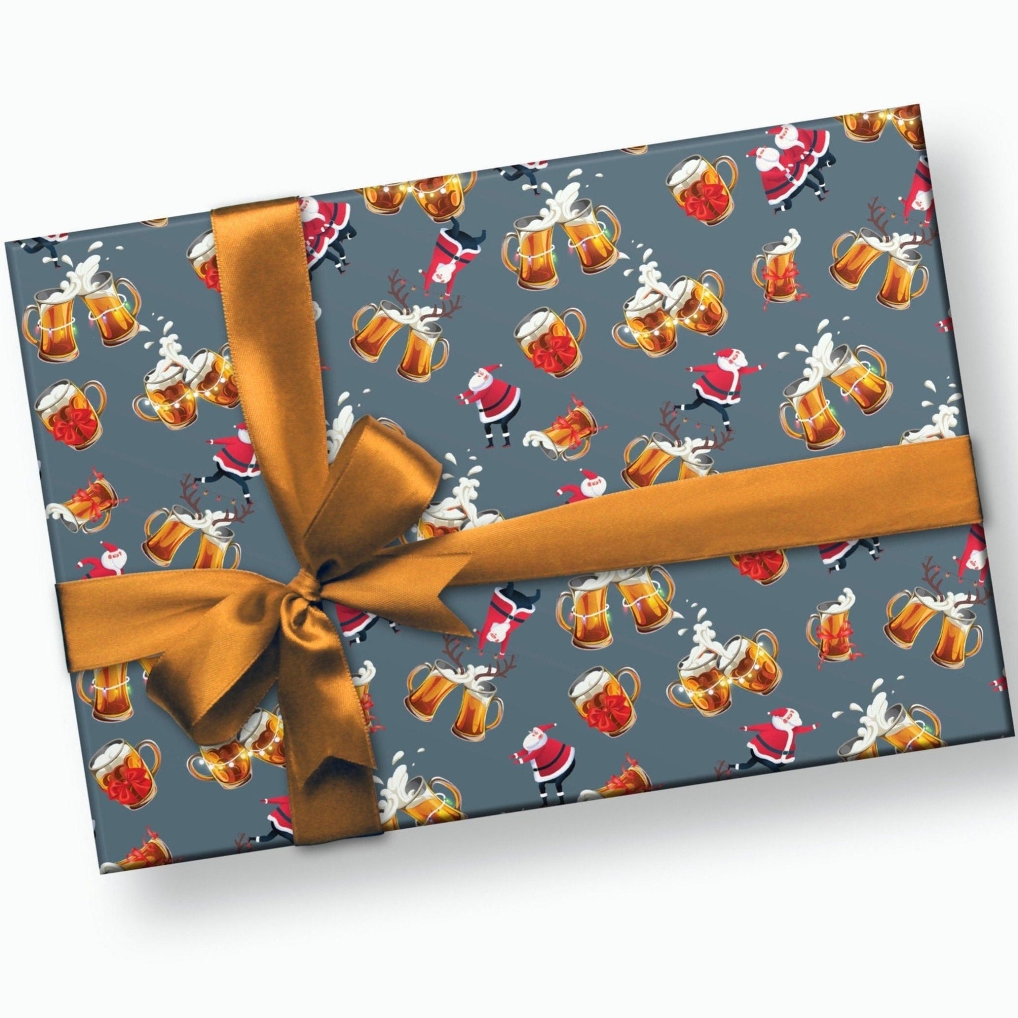 Drunk Santa Wrapping Paper - Stesha Party