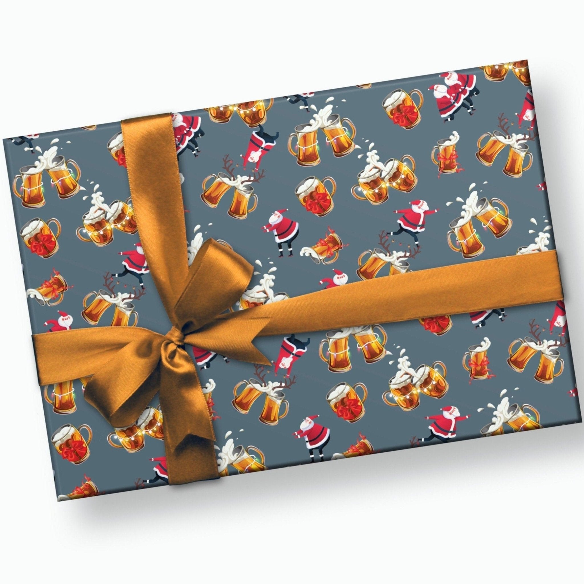 Dinosaur Christmas Gift Wrap - Stesha Party - animal, animal gw, christmas