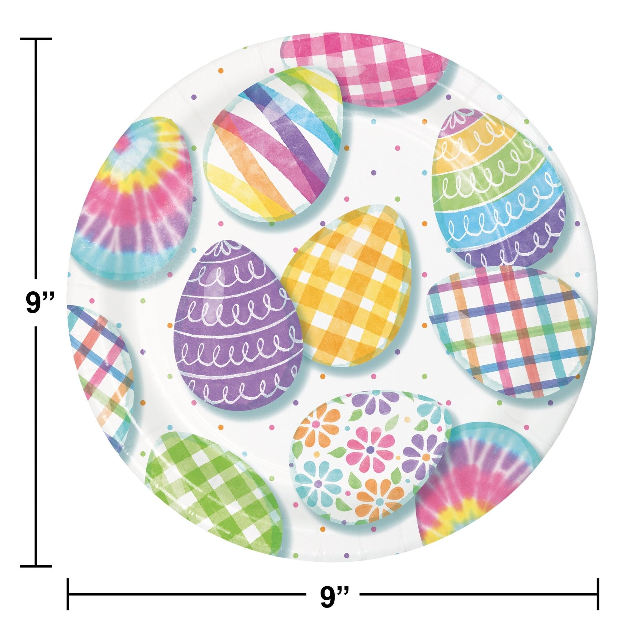 Easter Egg Party Supplies Plates & Napkins - Stesha Party