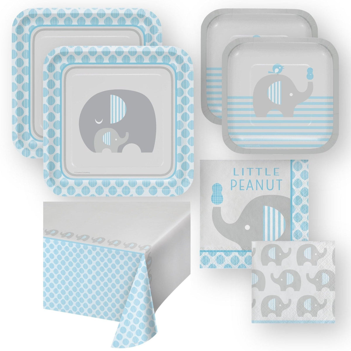 Elephant Party Pack in Blue - Stesha Party