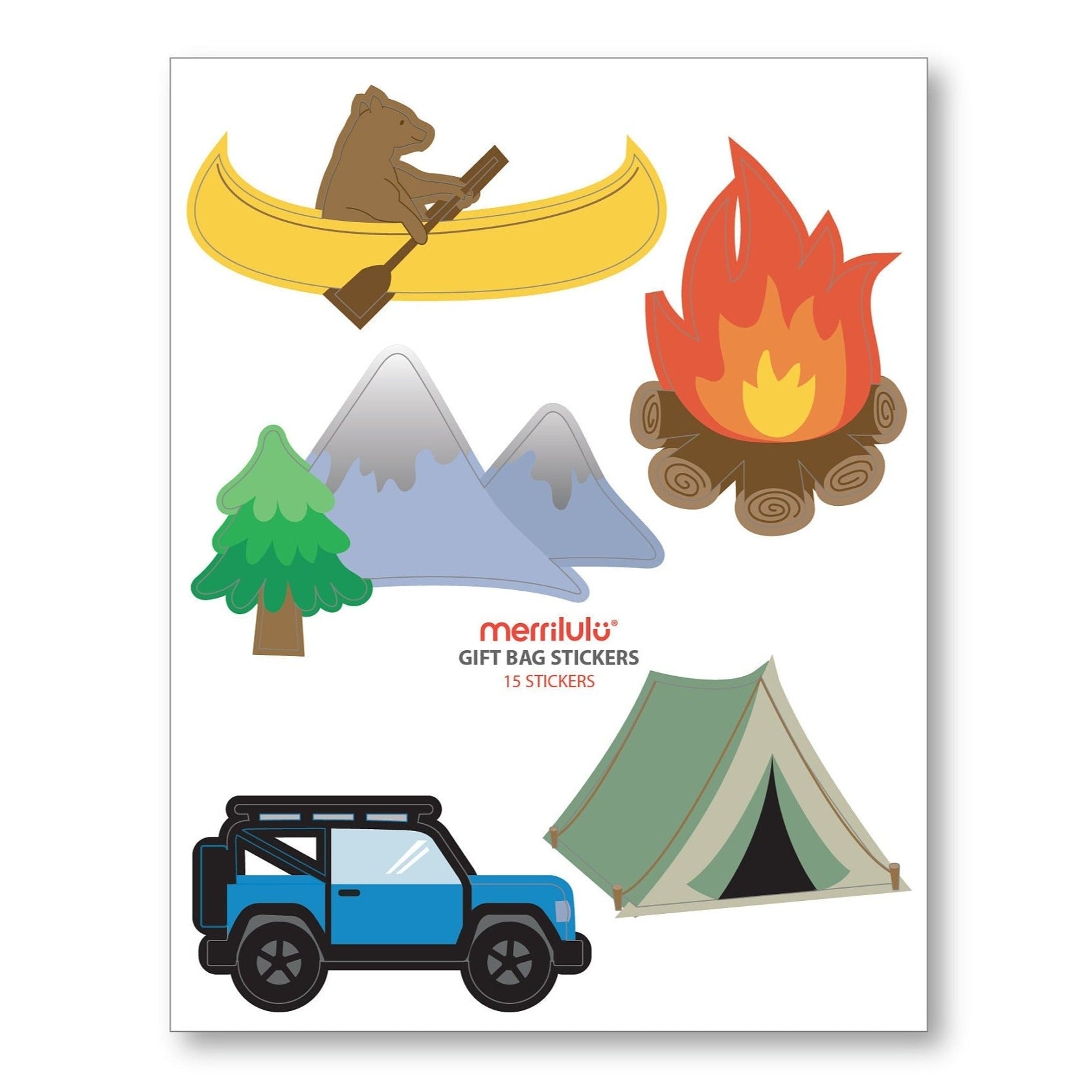 Explorer Party Stickers - Stesha Party