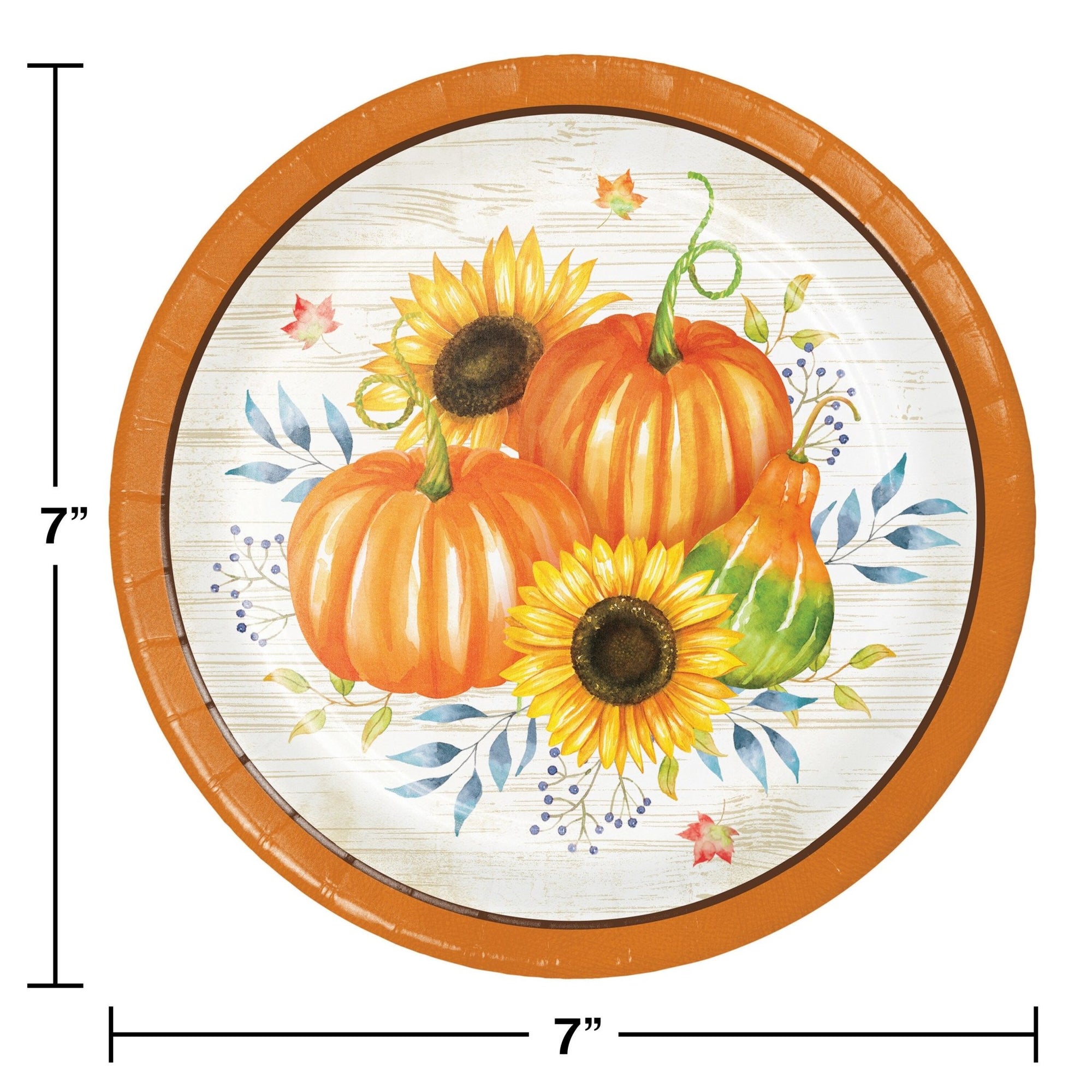 Fall Harvest Pumpkin Party Plates & Napkins - Stesha Party