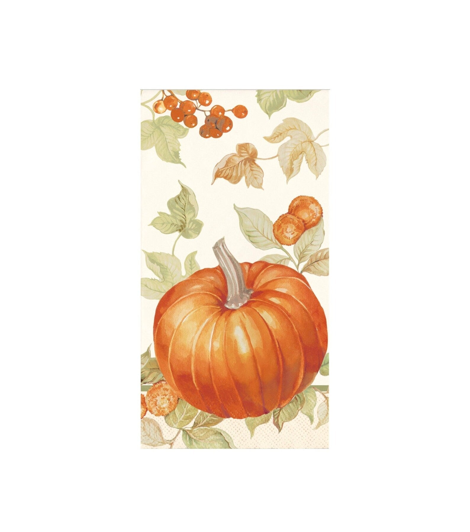 Fall Pumpkin Guest Towel Napkins 16ct - Stesha Party