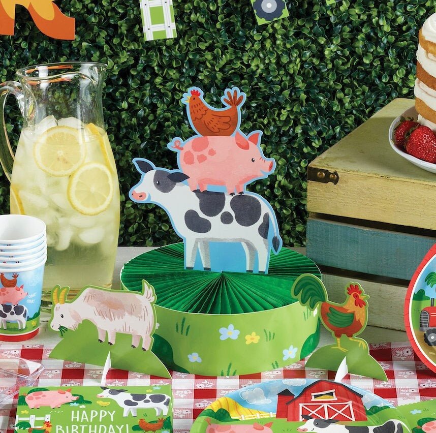 Farm Animal Party Centerpiece Kit - Stesha Party