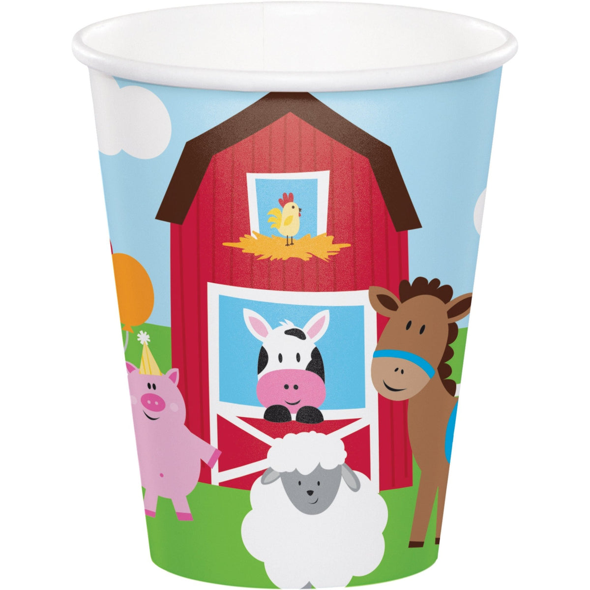 Farm Animal Party Cups - Stesha Party