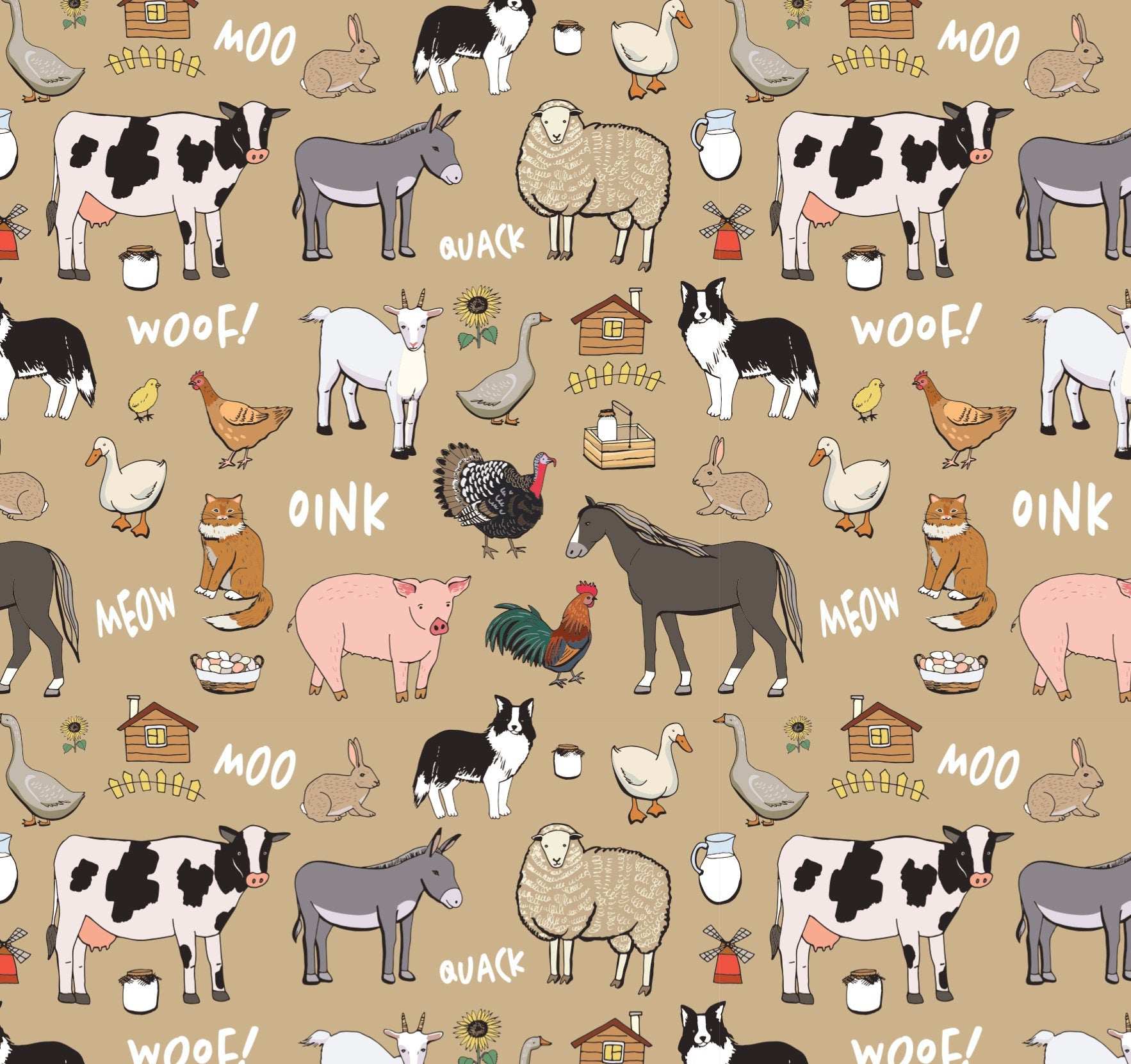Cow and Patchwork Free Printable Cupcake Toppers and Wrappers