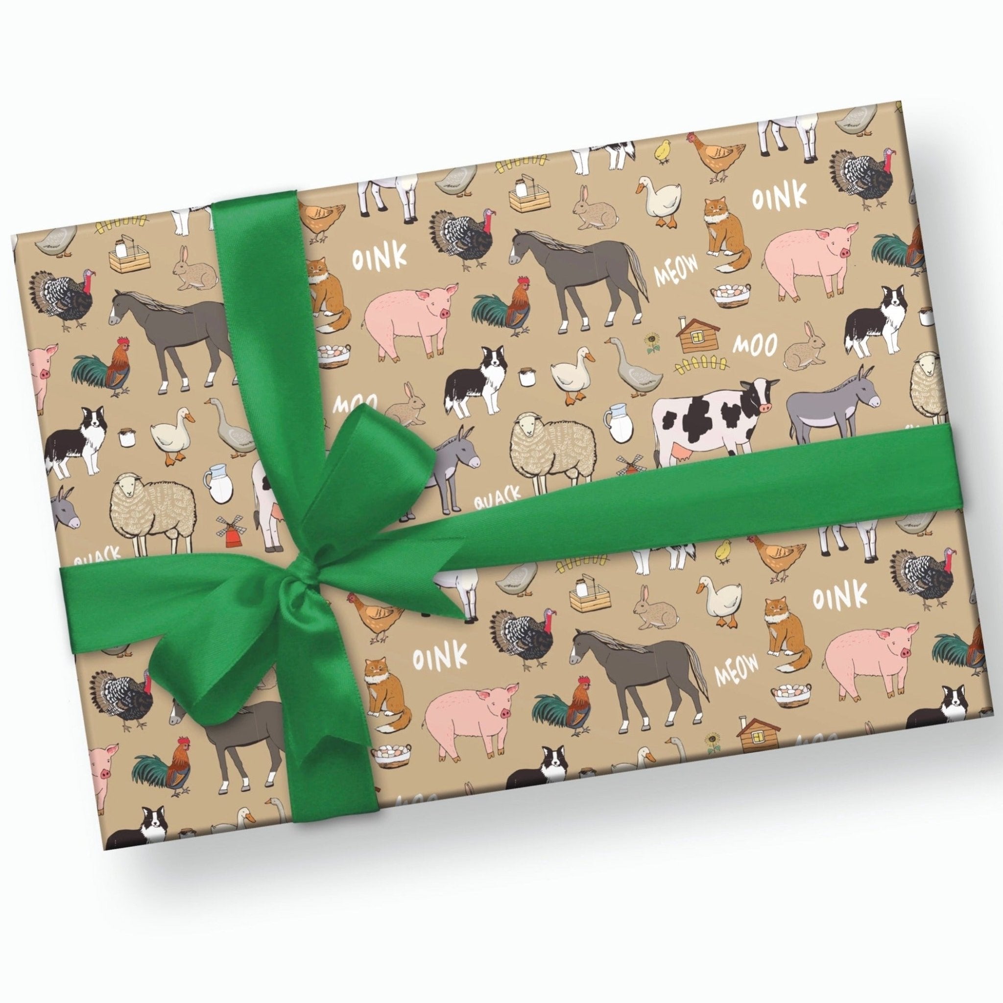 Woodland Animals Gift Wrap