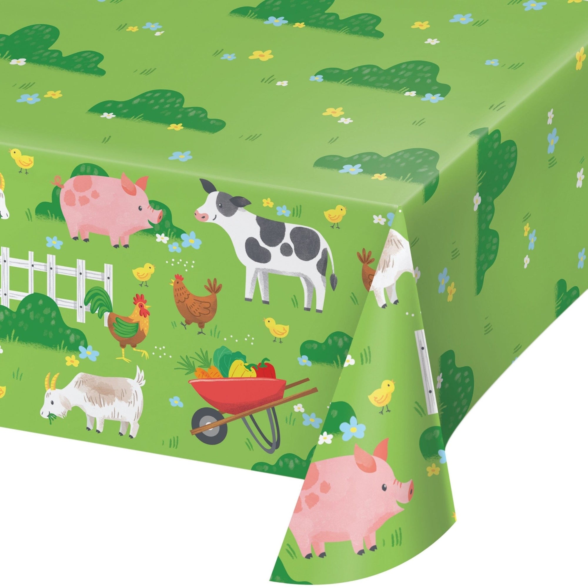 Farm Animals Party Tablecloth - Stesha Party