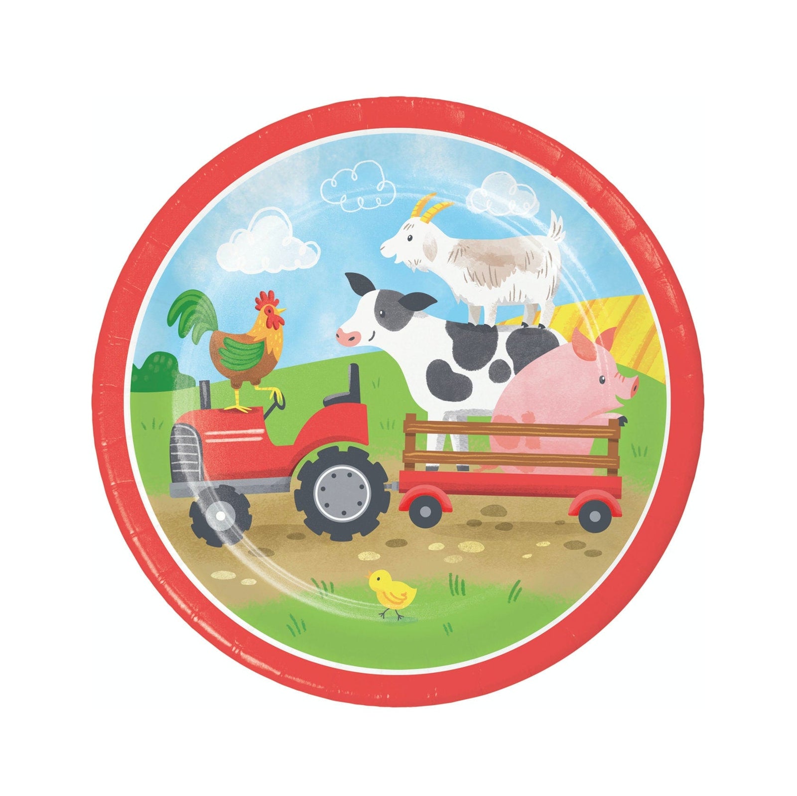 Farm Party Cake Plates - Stesha Party