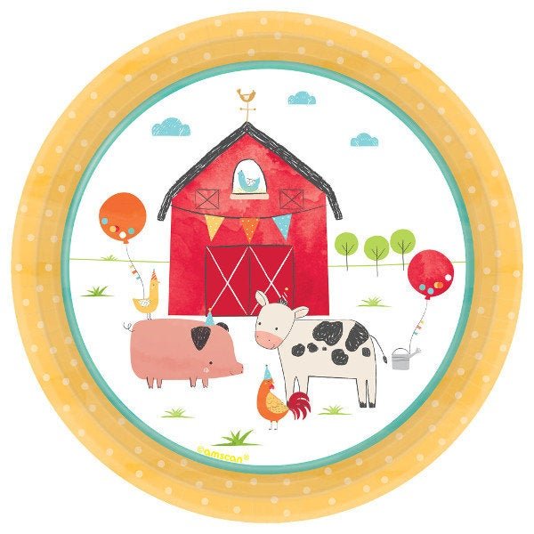 Farm Party Plates - Stesha Party