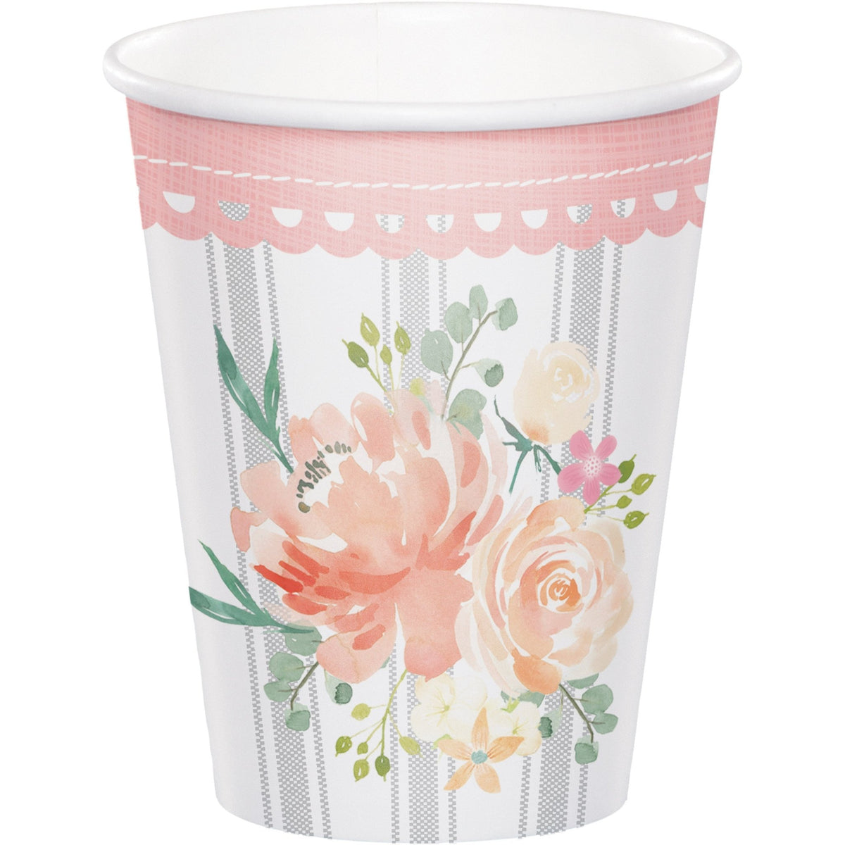 Farmhouse Floral Party Cups - Stesha Party