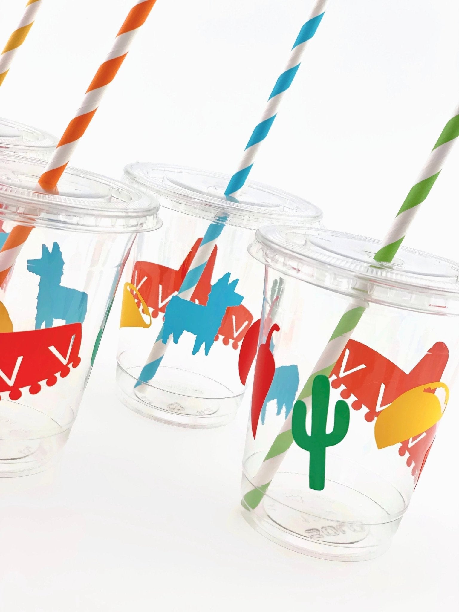 Fiesta Clear Cups - Stesha Party