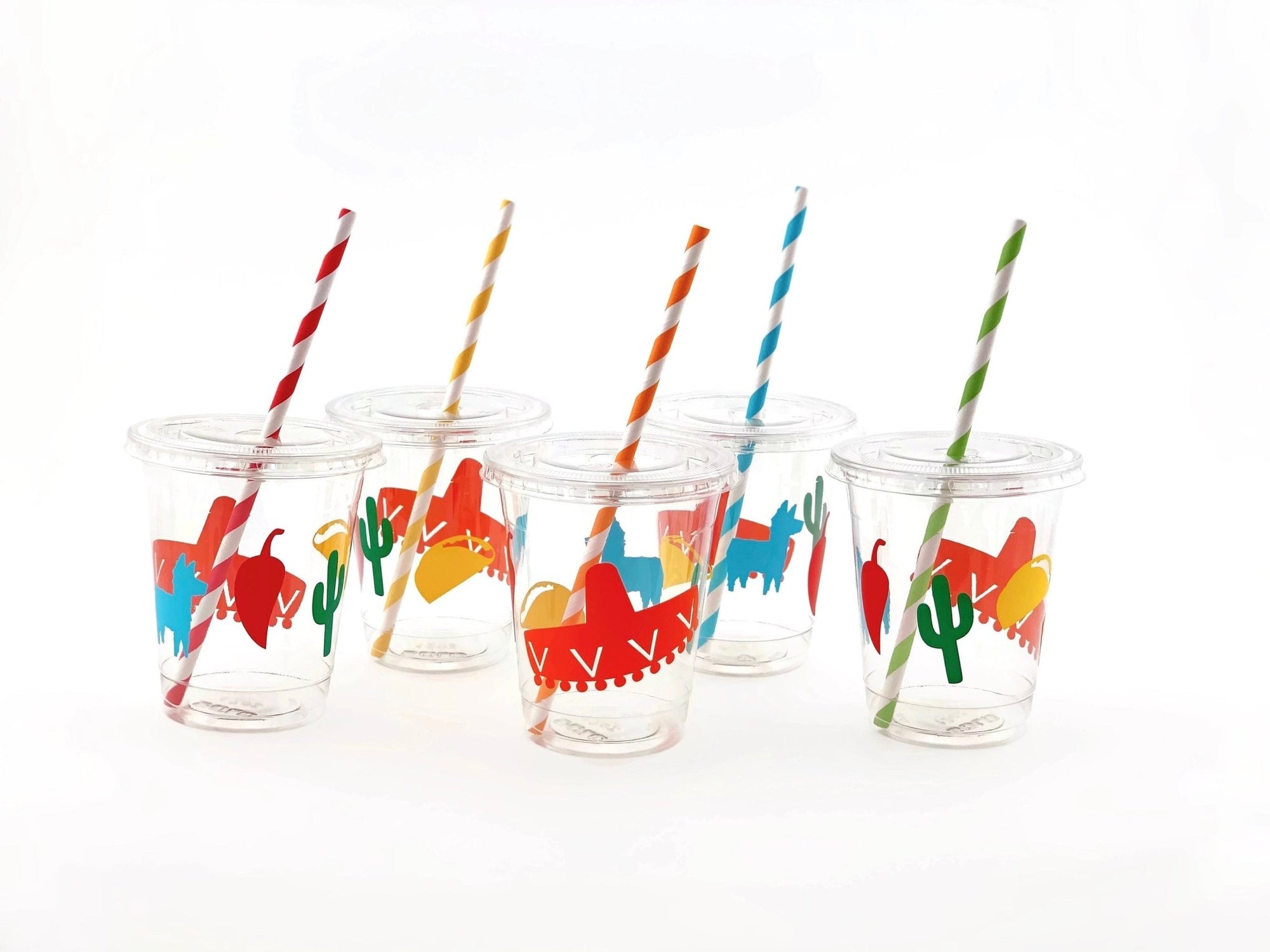 Fiesta Clear Cups - Stesha Party