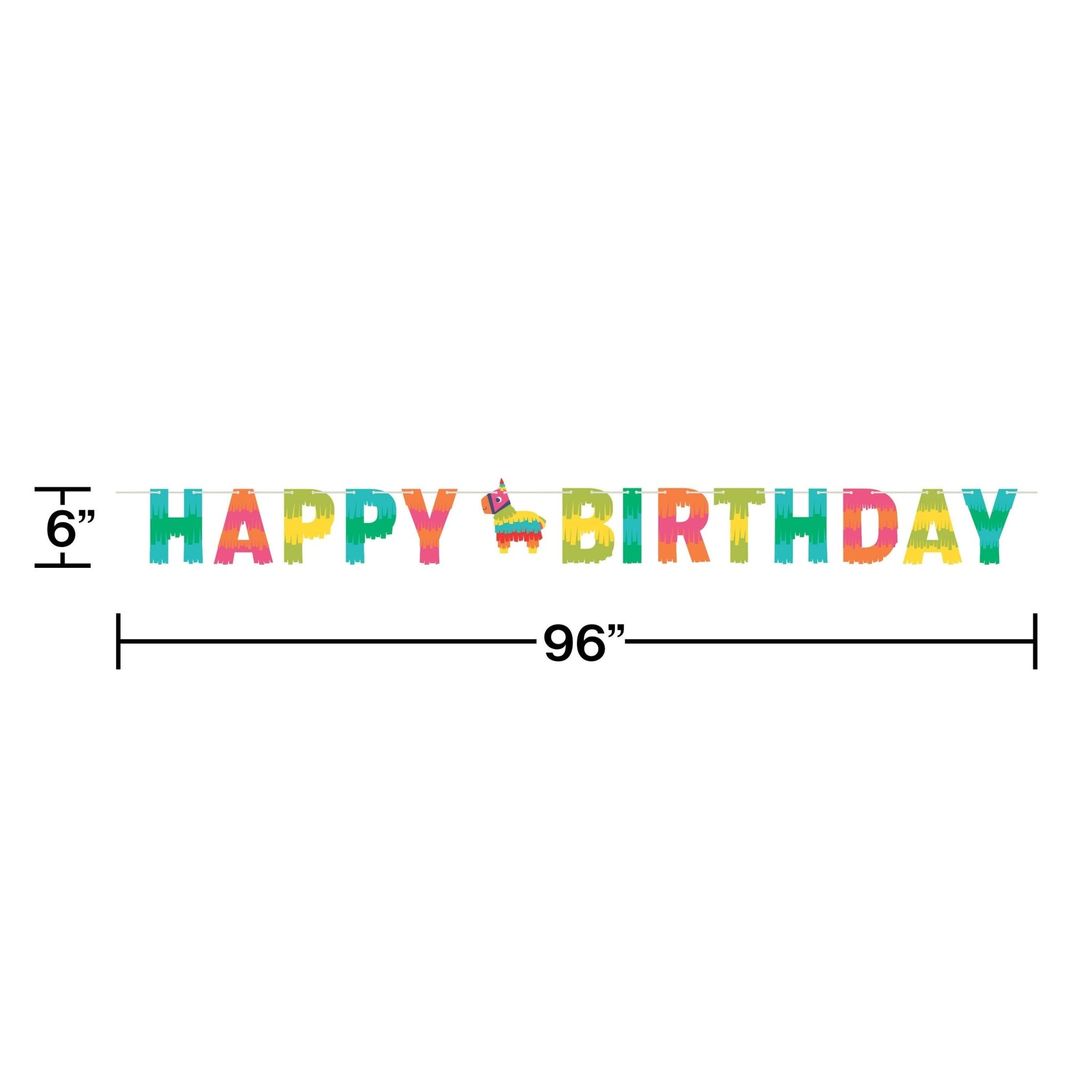 Fiesta "Happy Birthday" Banner - Stesha Party