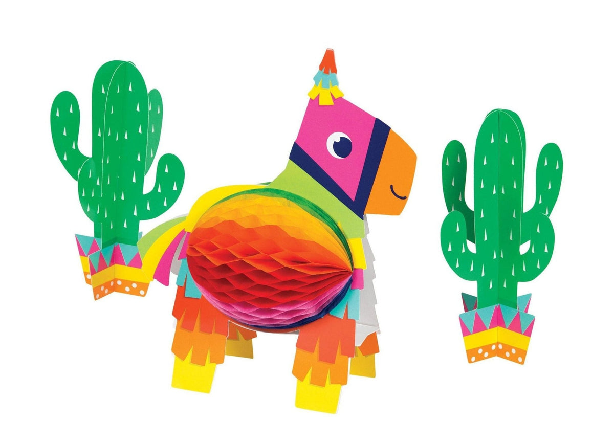 Fiesta Party Donkey &amp; Cactus Centerpiece - Stesha Party