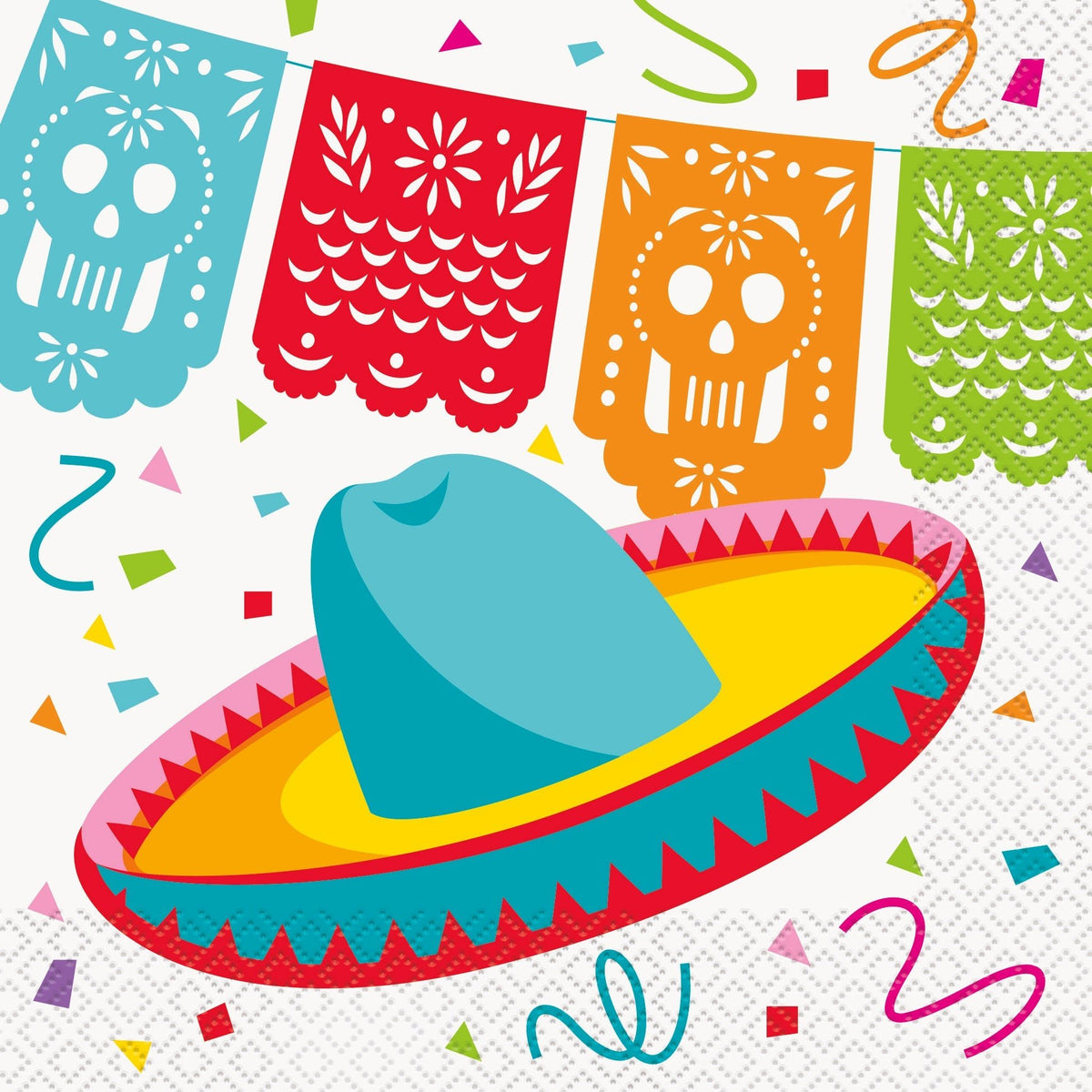 Fiesta Party Paper Napkins - Stesha Party