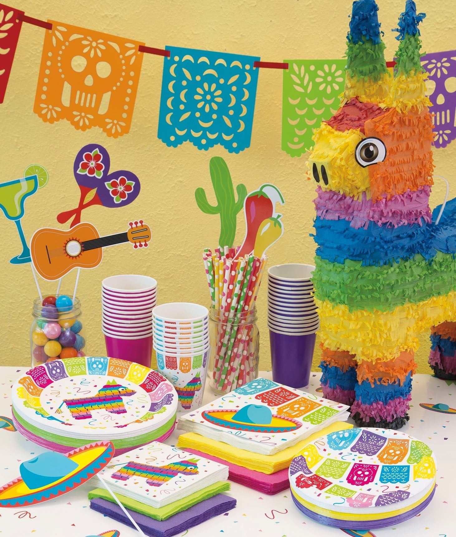 Fiesta Piñata Napkins - Stesha Party